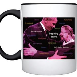 Barack Obama & Ruth Bader Ginsberg 11 oz. mug